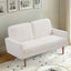 Loveseat Sofa, European Style With Sleek Design, Modern & Vintage Flair, Upholstered 2 Seater Couch