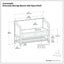 Connaught - Entryway Storage Bench With Shelf - Chestnut