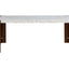 Hettie - Dining Table With Engineered Stone Top - Brown