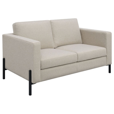 Dulcie - Loose Back Loveseat - Oatmeal