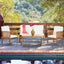 4 Piece Set Outdoor Chat Set With Water Resistant Cushions