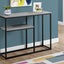 Accent Console Table For Entryway, Contemporary & Convenient Design - Gray