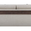 Niamey - Loveseat With 2 Toss Pillows - Walnut