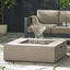Modern 50, 000 Btu Square Fire Table With Propane Tank