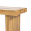 Nahanni - Rustic Acacia Wood Bench With Slat Design - Natural
