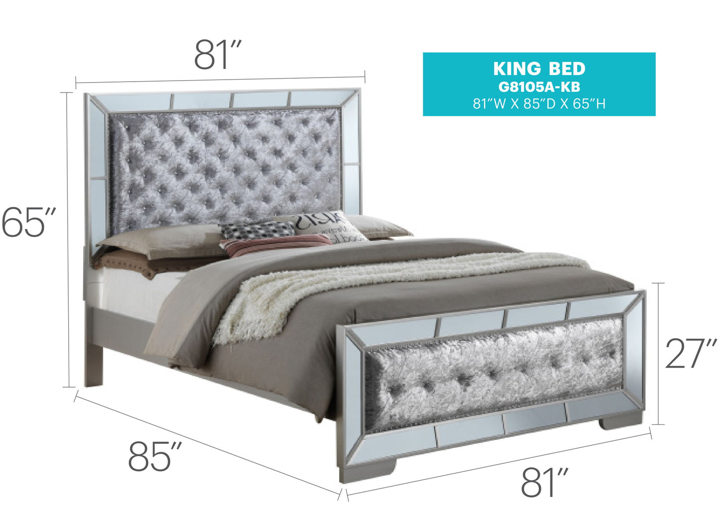 Stylish Contemporary Bed With Minimalist Design