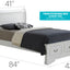 Upholstered Panel Sleigh Bed Design