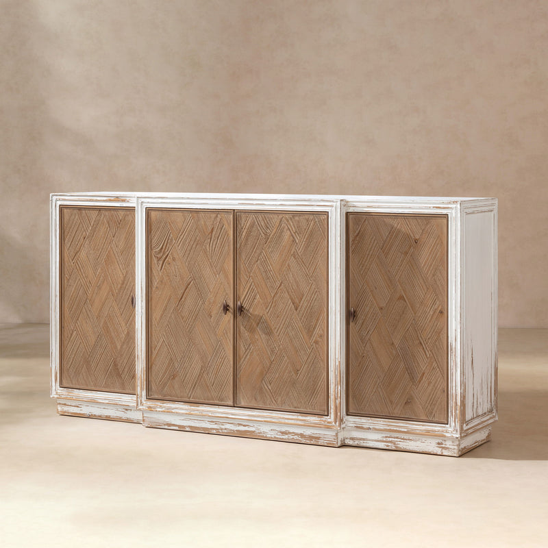 Amelie - 4 Door Sideboard - White