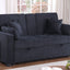 Cody II - 69.5"W Woven Fabric Convertible Sleeper Loveseat with Cup Holder