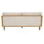 3 Seater Sofa With Rattan Armrests