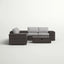 Modern Patio Rattan Sectional Set With Cushions