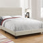 Bed, Upholstered, Frame Only, Transitional