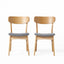 Brilliantine - Dining Chair With Cushion And Wood Frame (Set of 2)