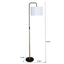 Lior - Arc Floor Lamp With Cylinder Shade - Black