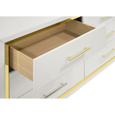 Chesney - 6 Drawer Bedroom Dresser - White