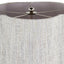 Lily - Contemporary Table Lamp - Polished Nickel / Gray