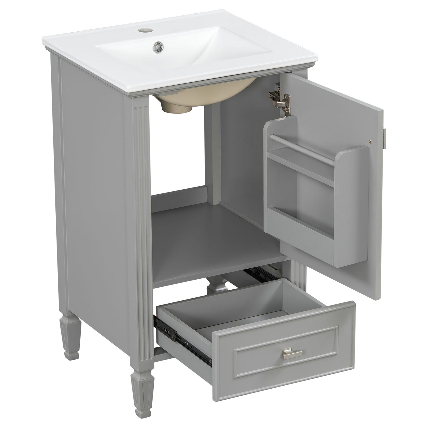Retro Bathroom Vanity With Sink