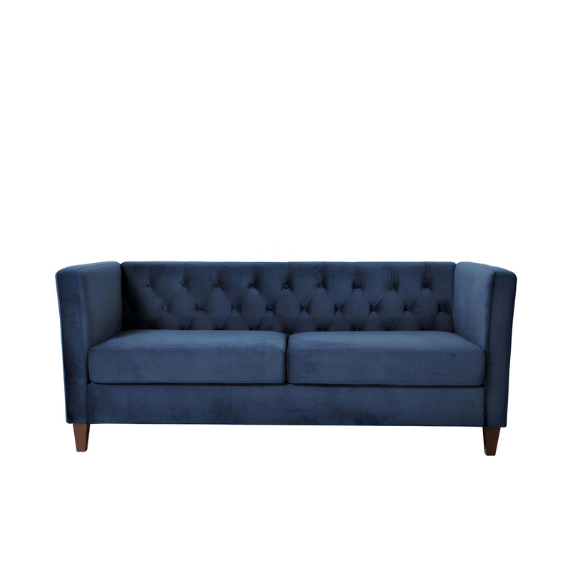 Button Tufted 3 Seater Sofa For Living Room