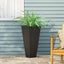 Outdoor Modern Cast Stone Planter
