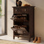 Acadian - Entryway Shoe Storage Cabinet - Brown