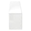 TV Stand, Console, Media Entertainment Center, Storage Cabinet, Glossy Contemporary & Modern - White