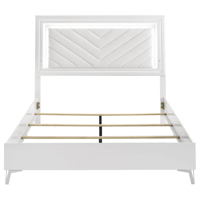 Buckley - Panel Bed With LED Trim