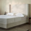 Hosford - Minimalist Upholstered Wingback Bed With Wood Base Platform