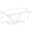 Kerw - 7 Piece Rectangular Dining Table Set - Gray