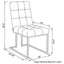 Tufted Back Upholstered Dining Chair (Set of 2)