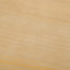 X-Frame Console Table, Angled Cross Leg Design, Rounded Edges - Natural