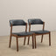 Enzo - Dining Chair (Set of 2) - Black / Brown