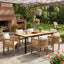 Outdoor Dining Set & Table And Rope Chairs
