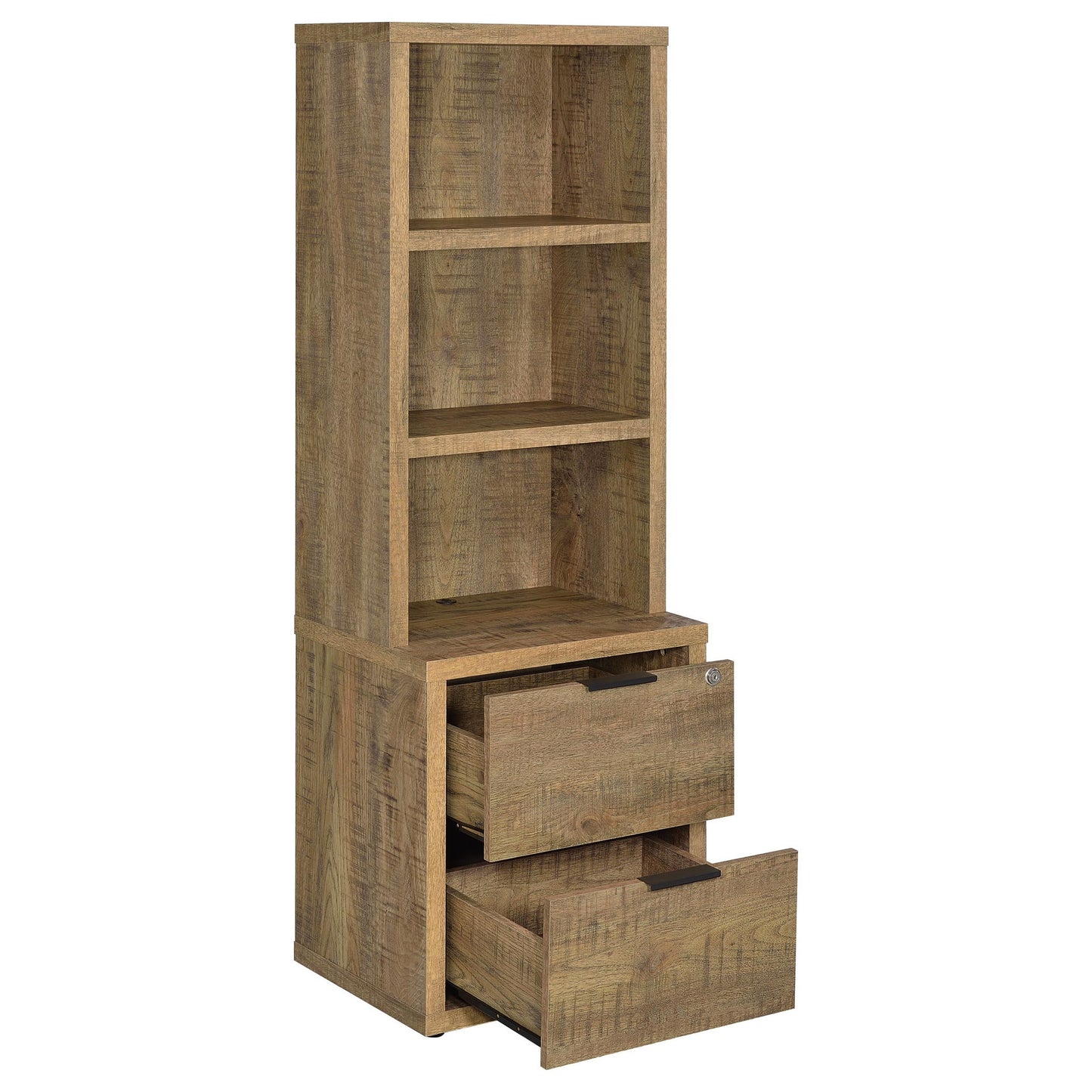 Geary - 3 Piece Wall Unit Bookcase Set With USB Storage
