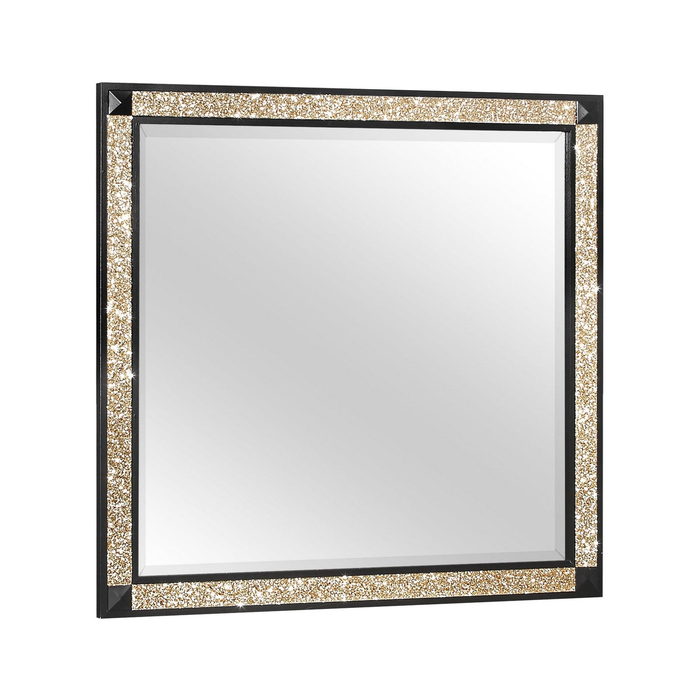 Lively - Bedroom Set With Glitter Detail And Padded Headboard