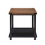 Linea - 3 Piece Occasional Set (1 Coffee & 2 End Tables) - Black / Brown
