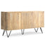 Hunter - 3 Door Sideboard Buffet With Hairpin Legs - Natural
