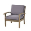 Peyton Club Chair Outdoor Seating Acacia Wood 32.25 X 28.00 X 31.25"