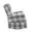 Patli - Glider Chair With Swivel - Gray / White