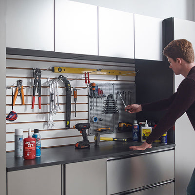 Nova Series - Drawer Wall Mounted Garage Cabinet - Dark Gray