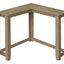 Corner Accent Console Table For Entryway, Unique Design Contemporary & Modern