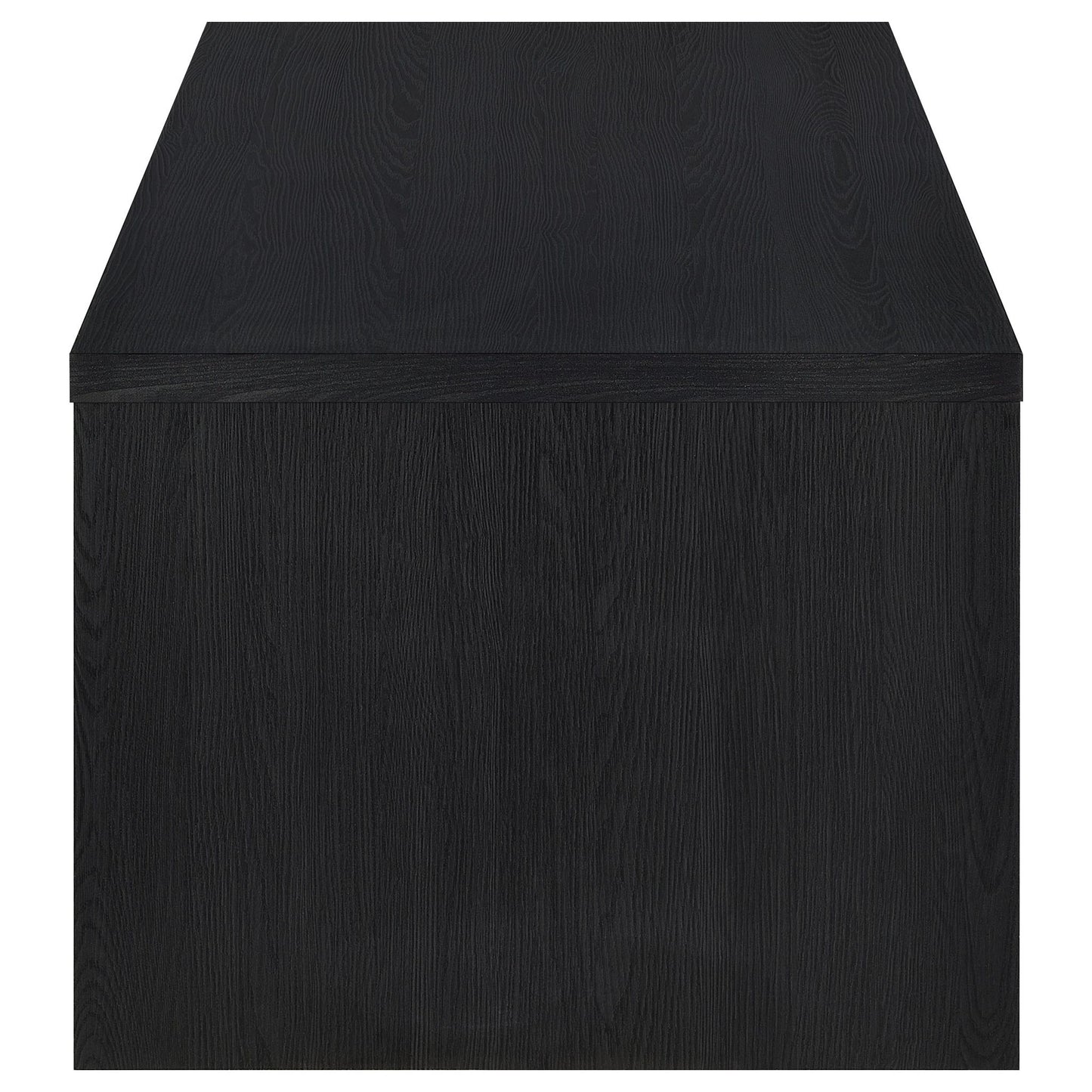Canyon - Lift Top Table With Dual Drawers Storage Solution - Black