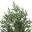 47" Tall, Artificial Plant, Acacia Tree, Indoor, Faux, Fake, Floor, Greenery, Potted, Silk, Decorative - Green / Black