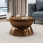 Sparling - Modern Iron Hourglass Coffee Table
