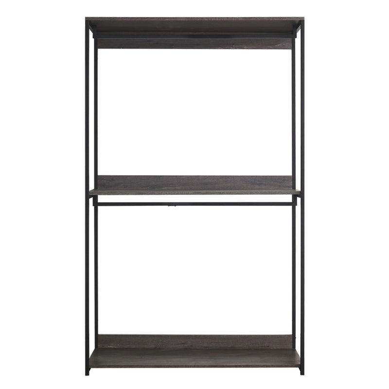 Monica - Walk-In Closet System, Modular Design - Rustic