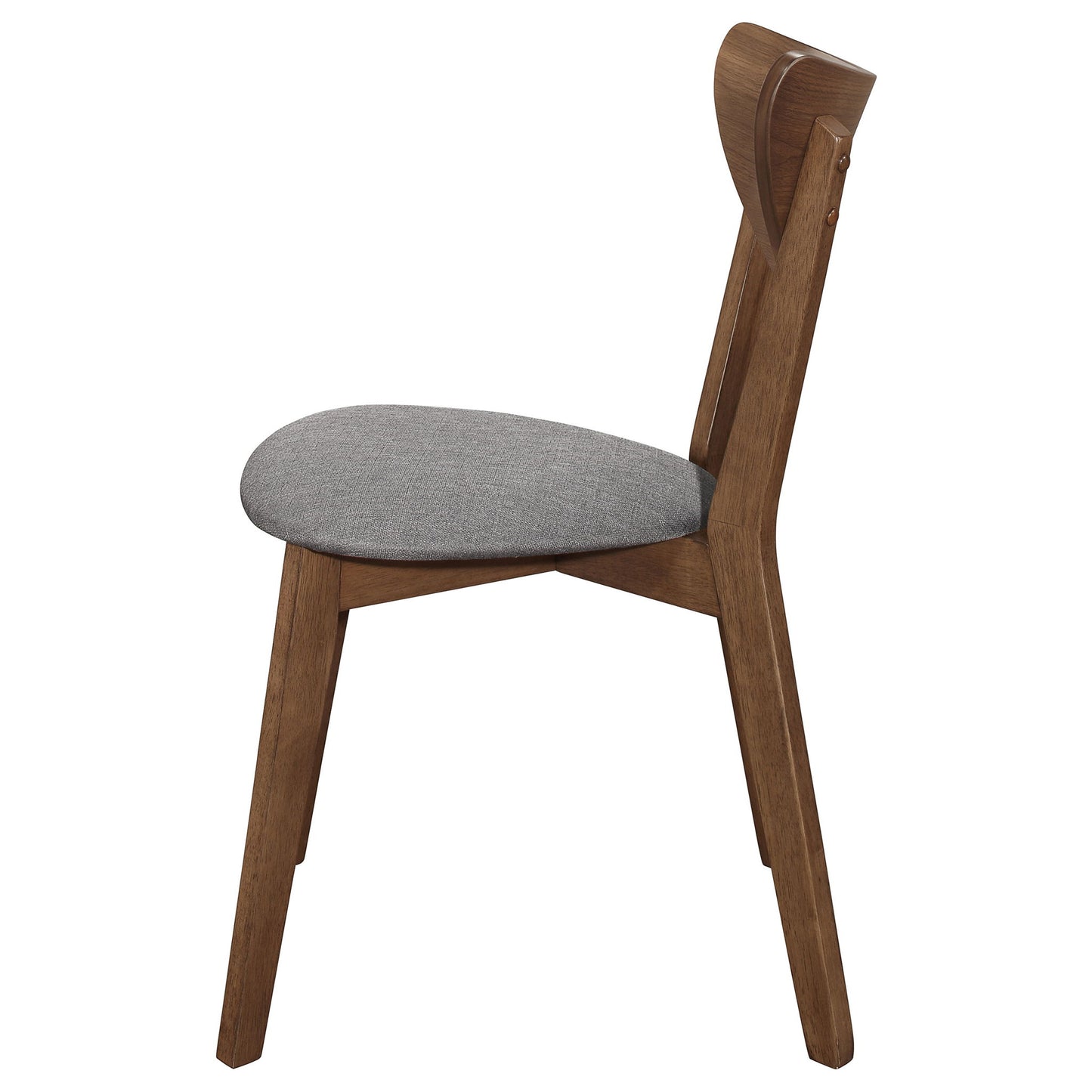Mid-Century Modern Upholstered Dining Chair (Set of 2)