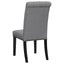 Tufted Rolled Backrest Side Chairs (Set of 2)