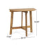 Outdoor 3 Piece Half Round Folding Bistro Set