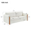 Modern 3 Seater Upholstered Couch Sofa For Living Room