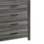 Denver - 5 Drawer Chest - Gray