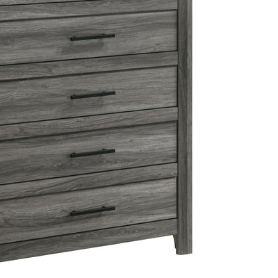 Denver - 5 Drawer Chest - Gray